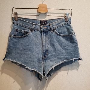 ☀️ 2/$15 Vintage Gap high waist shorts DIY
